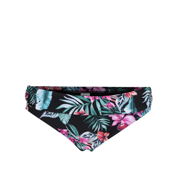 Slip negru cu print floral Dorothy Perkins