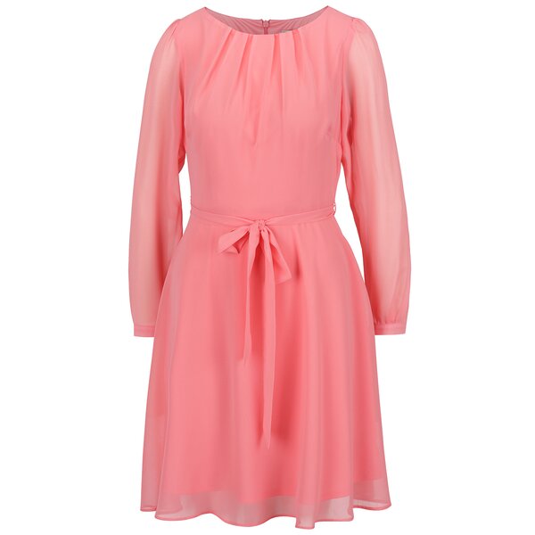 Rochie roz pudrat Billie & Blossom cordon în talie