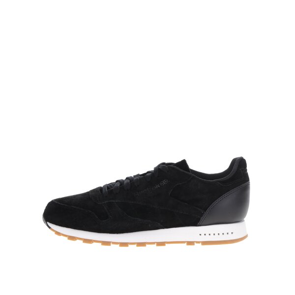 Pantofi sport negri din piele întoarsă Reebok SG