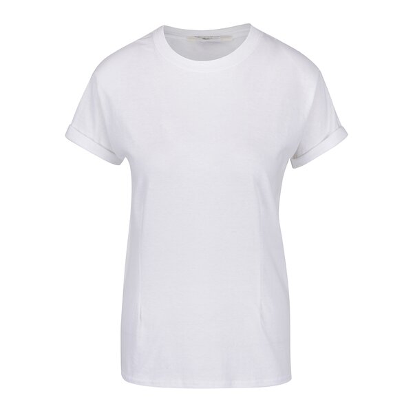 Tricou alb cu umeri întăriți Miss Selfridge