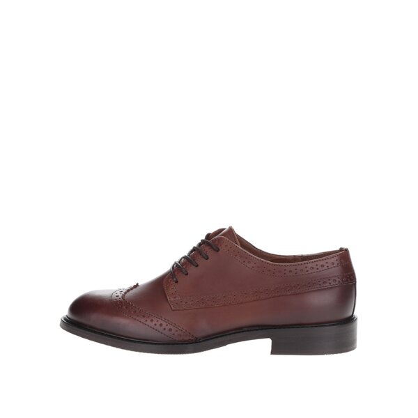 Pantofi Oxford maro Selected Homme Baxter din piele