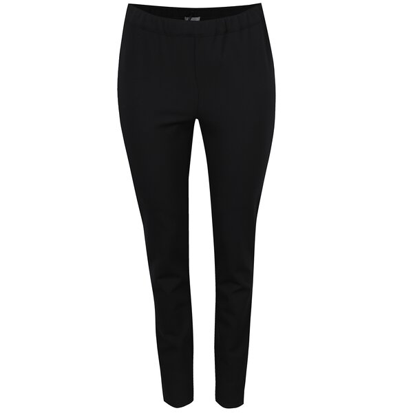 Pantaloni negri Ulla Popken talie medie