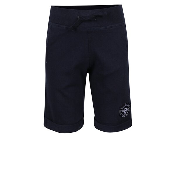 Pantaloni scurți albaștri Blue Seven cu aplicație