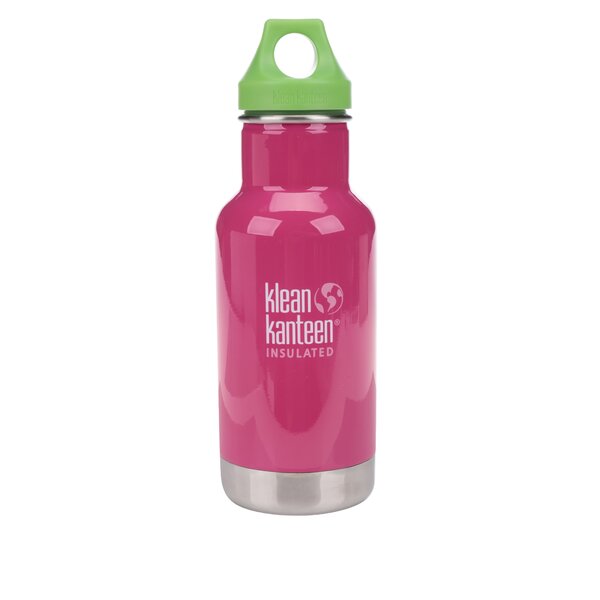 Termos roz & verde Klean Kanteen Kid Classic Insulated 355 ml