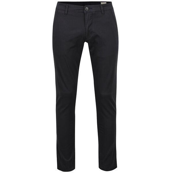 Pantaloni chino gri închis Selected Homme