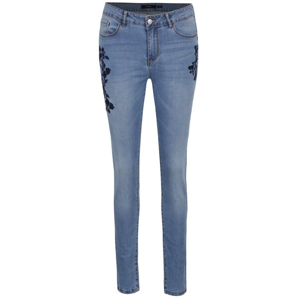 Blugi slim fit bleu VERO MODA Seven