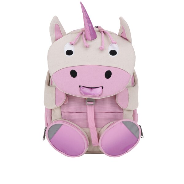 Rucsac roz în formă de unicorn Affenzahn 8 l