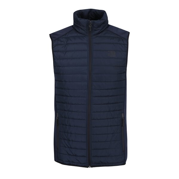 Vestă bleumarin matlasată impermeabilă Jack & Jones Tech Multi Body Warmer