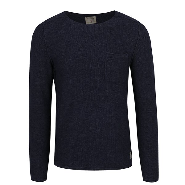 Pulover bleumarin Jack & Jones Romero