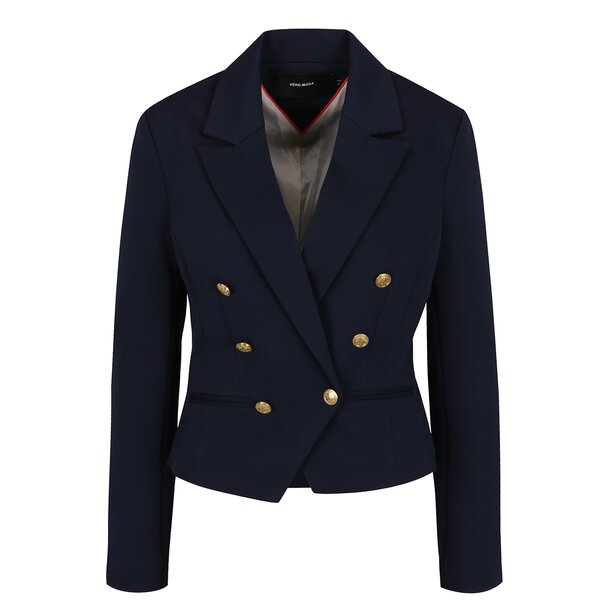 Sacou bleumarin VERO MODA Selma cu revere