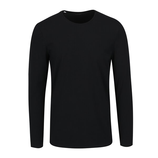 Bluză basic neagră Selected Homme Basic