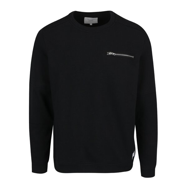 Bluză neagră cu buzunar Jack & Jones Pete