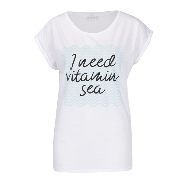 Tricou alb ZOOT Original cu mesaj