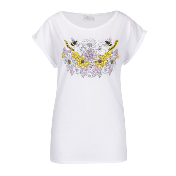 Tricou alb ZOOT Original print floral