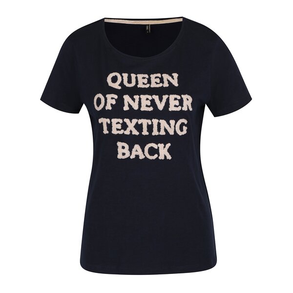 Tricou bleumarin cu mesaj funny ONLY Madison