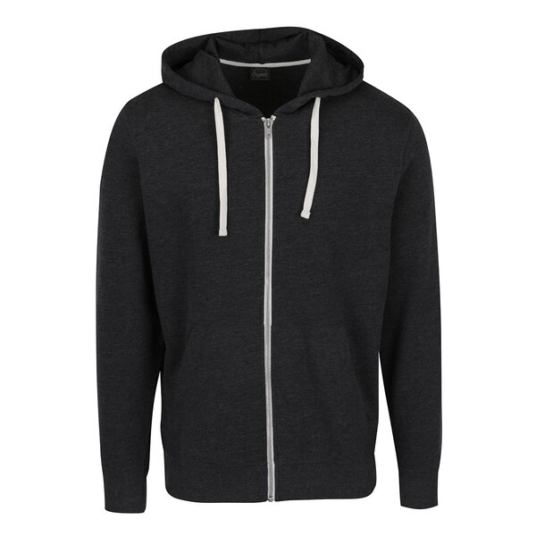 Hanorac gri inchis cu gluga si buzunare - Jack & Jones Holmen