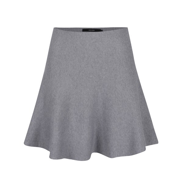 Fustă gri melanj scurtă cloș VERO MODA Fresno