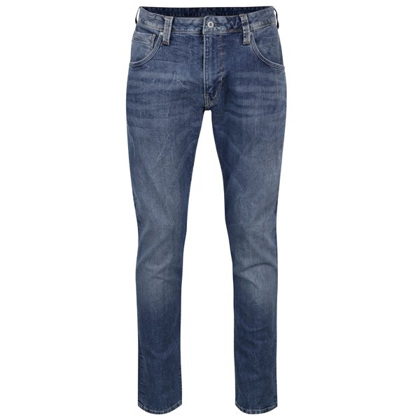 Blugi albaștri Pepe Jeans Zinc aspect prespălat