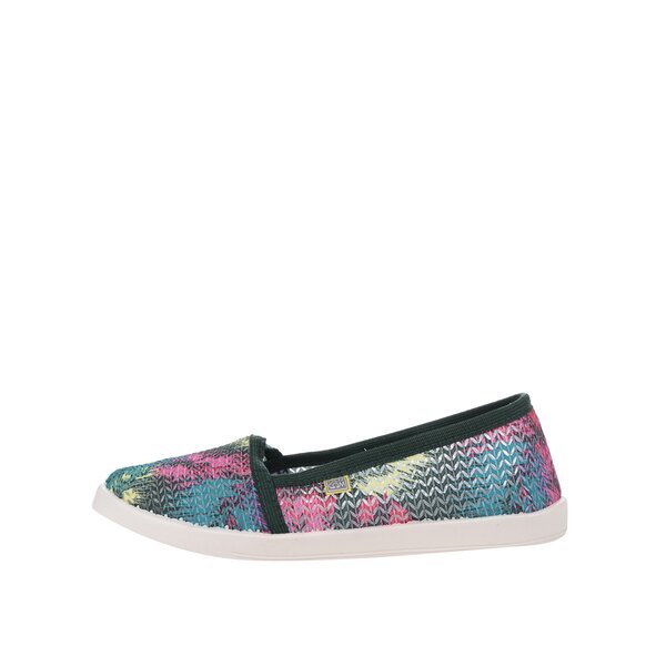 Espadrile verde închis pentru femei Oldcom Tropic