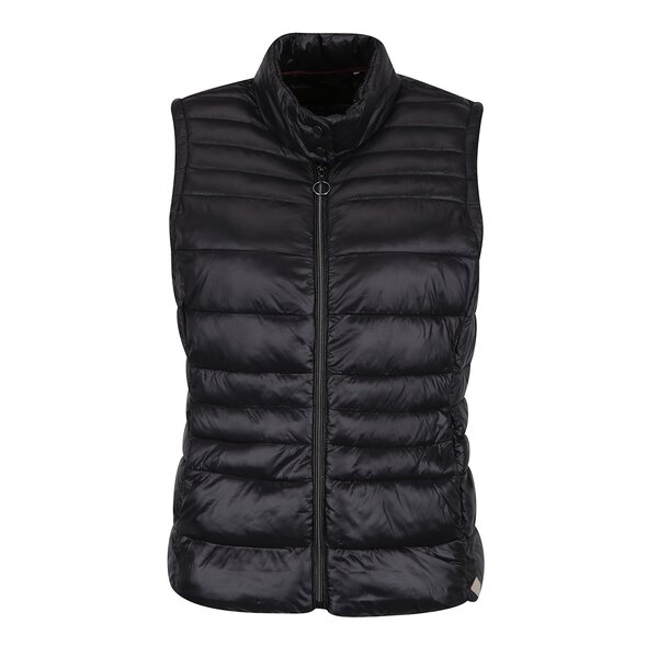 Vestă neagră matlasată cambrată VERO MODA Alma