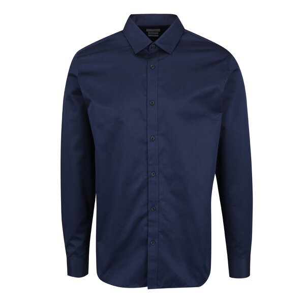 Cămașă bleumarin slim fit Selected Homme Done