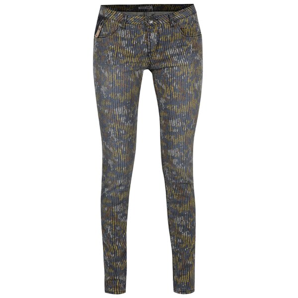 Pantaloni skinny multicolori de damă cu model Garcia Jeans Riva
