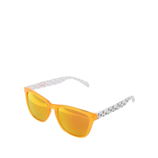 Ochelari de soare unisex cu lentile polarizate oranj - Emoji Alien