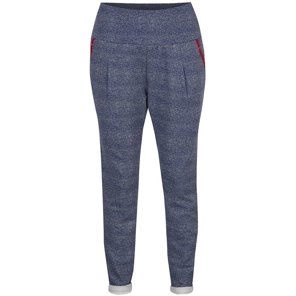 Pantaloni sport albaștri cu talie înaltă Blutsgeschwister