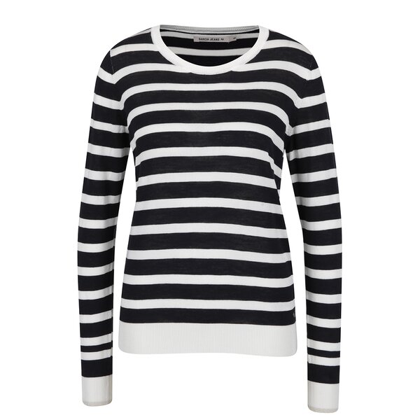 Bluză negru&alb în dungi pentru femei Garcia Jeans