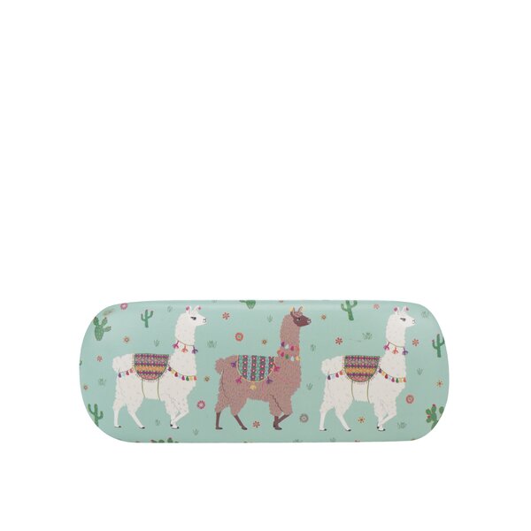 Etui verde cu print - Sass & Belle Lima Llama