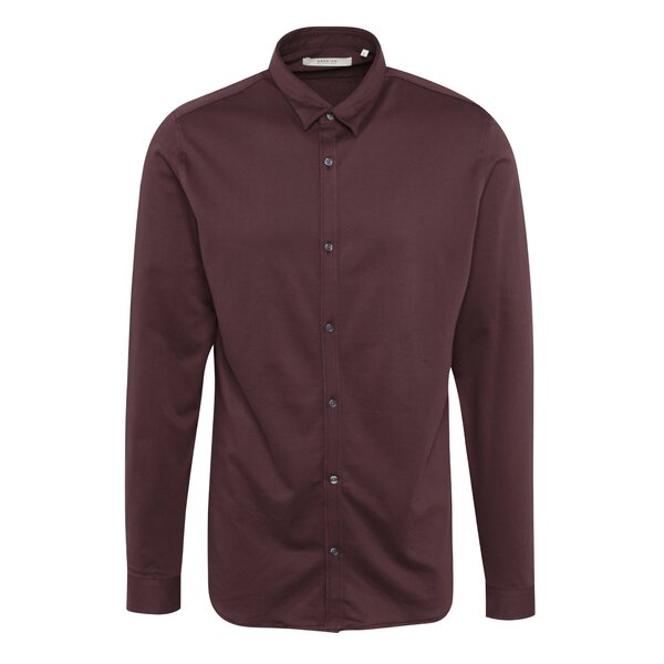 Cămașă grena Jack & Jones Premium Knit cu model discret