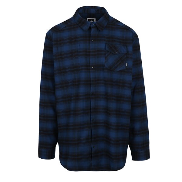 Camsa in carouri negru/ albastru adidas Originals