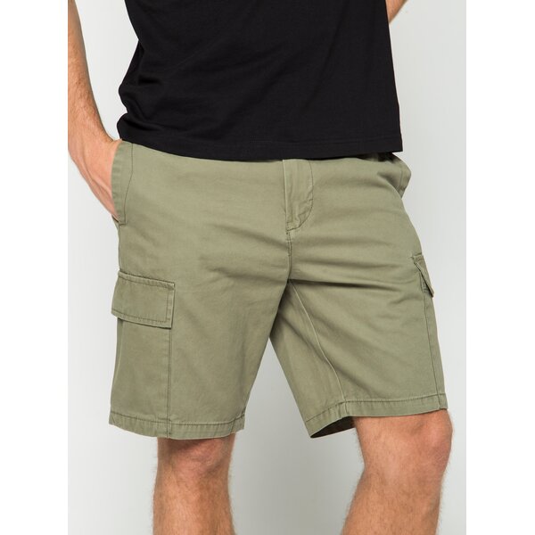 Pantaloni scurți cargo verde camuflaj Burton Menswear London cu buzunare