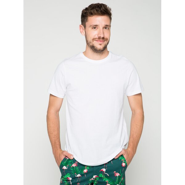 Tricou basic alb Burton Menswear London
