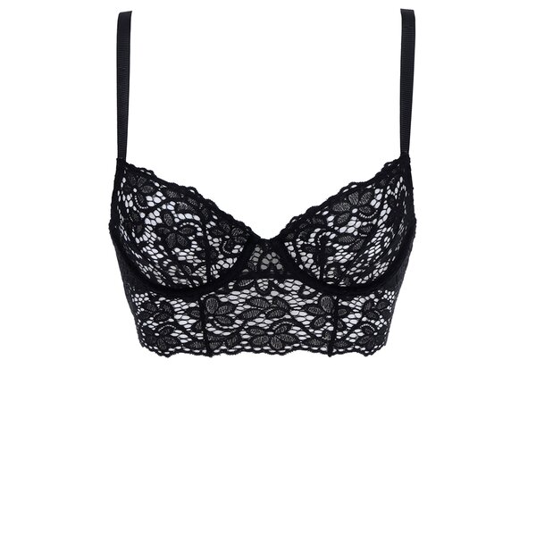 Sutien din dantelă neagră - DKNY