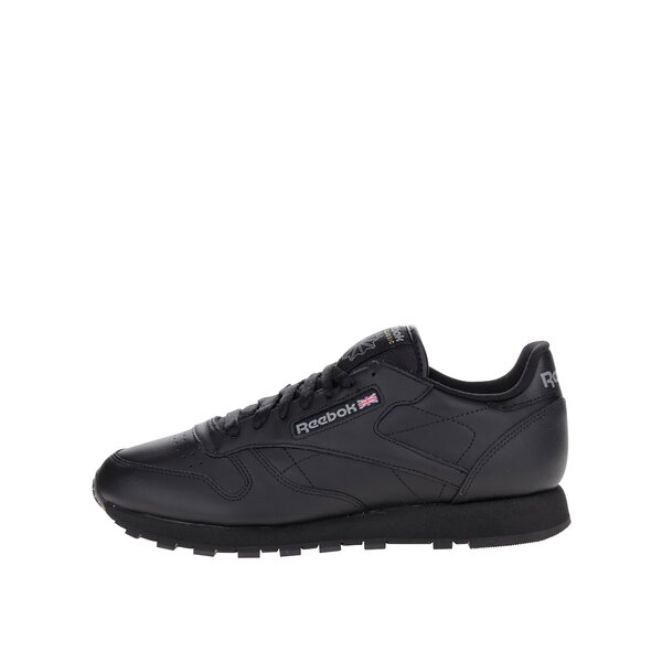 Pantofi sport negri din piele pentru bărbați - Reebok GUM