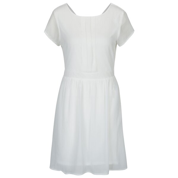 Rochie midi crem din voal VERO MODA Lisa