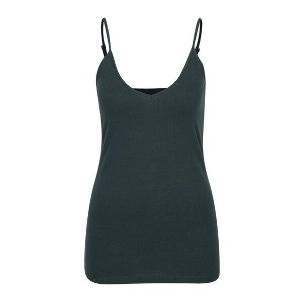 Top verde cu bretele VERO MODA Maxi My Soft