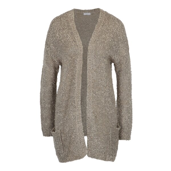 Cardigan lung bej din material boucle - Jacqueline de Yong Rio