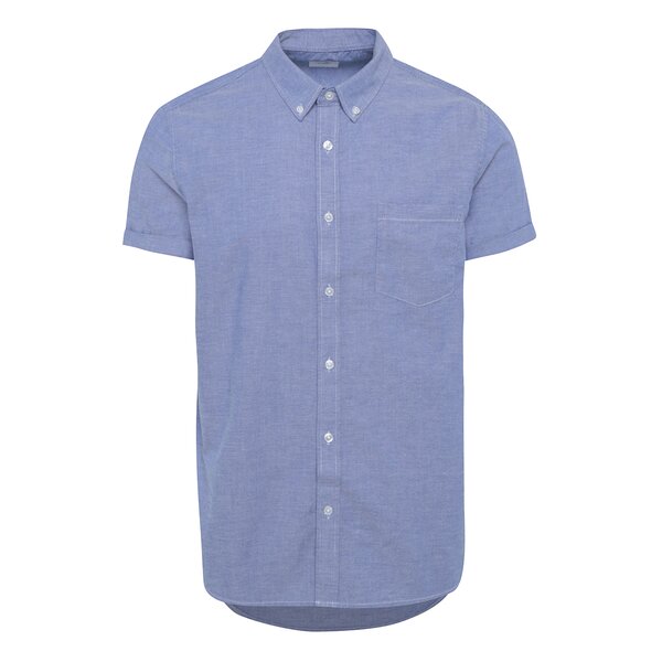 Cămașă bleu din bumbac - Burton Menswear London