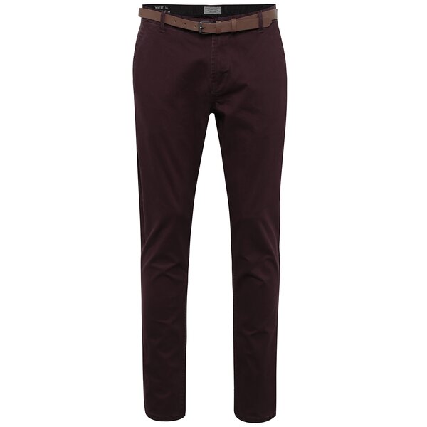 Pantaloni chino roșu bordo - ONLY & SONS Tarp