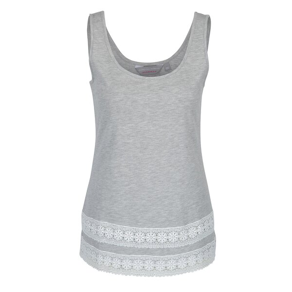 Maiou gri cu broderie Dorothy Perkins Petite