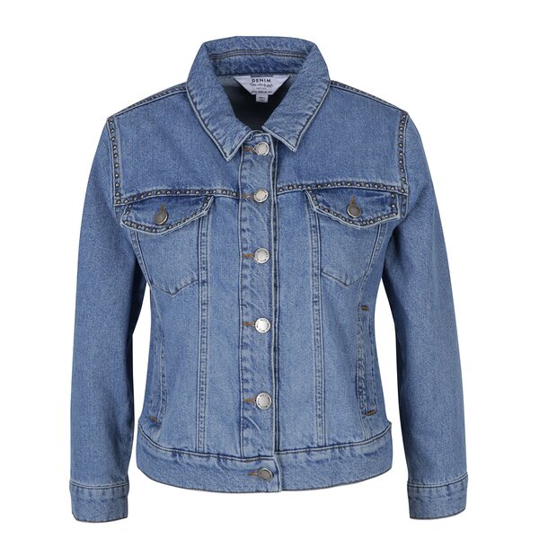 Jachetă din denim albastru deschis - Miss Selfridge Petites