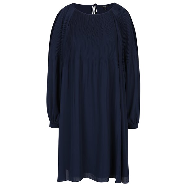 Rochie bleumarin cu pliseuri - VERO MODA View
