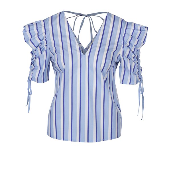 Bluză cu dungi albastru & alb - Miss Selfridge