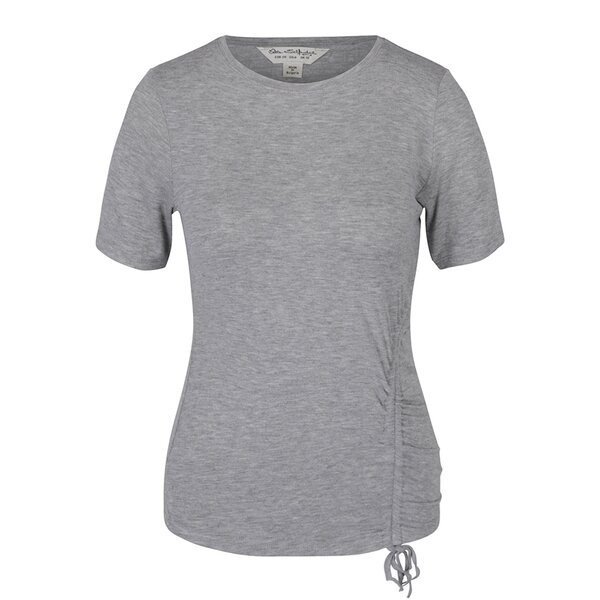 Tricou gri melanj cu detaliu - Miss Selfridge