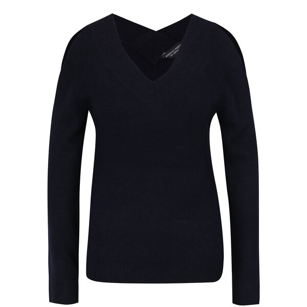 Pulover bleumarin din jerseu subțire Dorothy Perkins