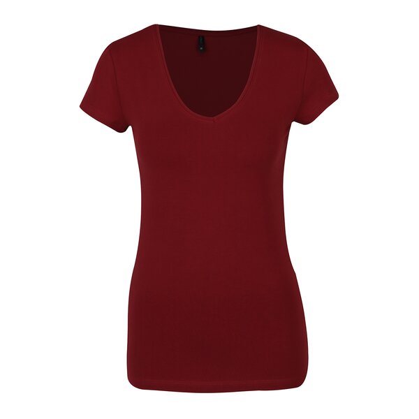Tricou vișiniu - ONLY Live Love