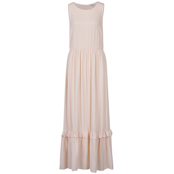 Rochie maxi roz pal fără mâneci Selected Femme Nora