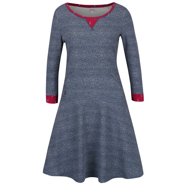 Rochie midi sport gri albastrui melanj - Blutsgeschwister